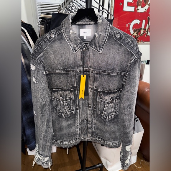 Rhude Trucker Jacket “Black” - Picture 3 of 8